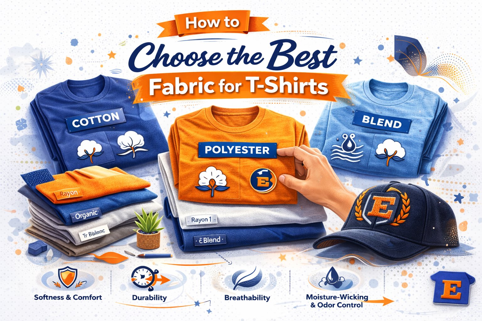 How to Choose the Best Fabric for T-Shirts