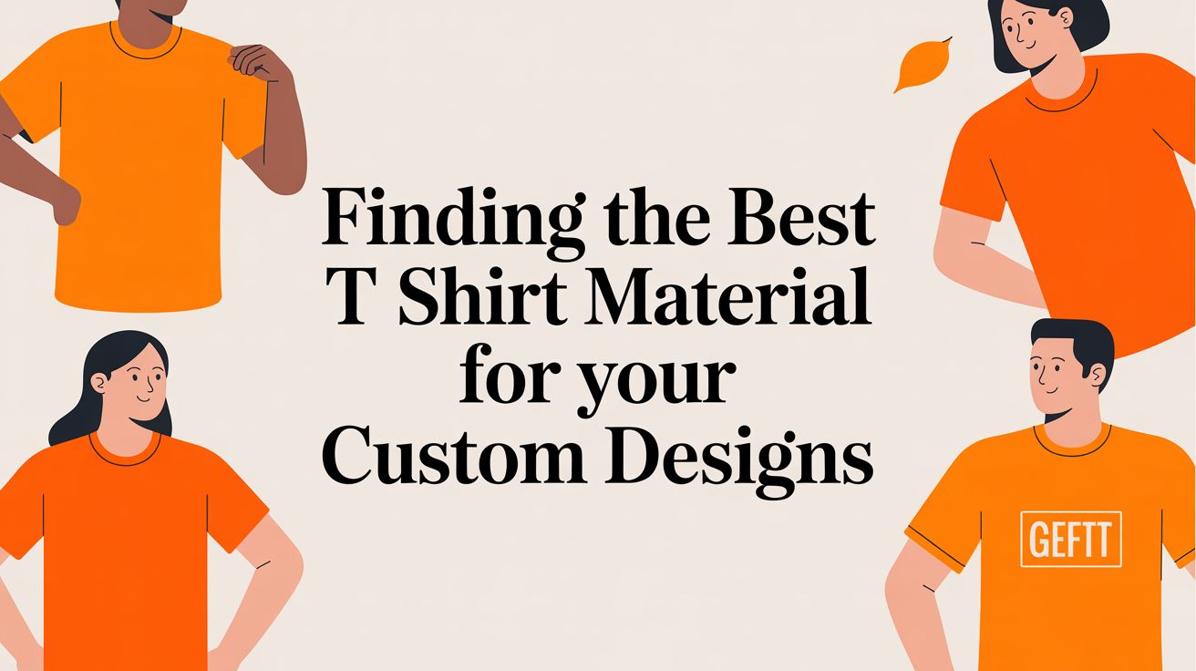 Finding the Best T Shirt Material for Your Custom Designs