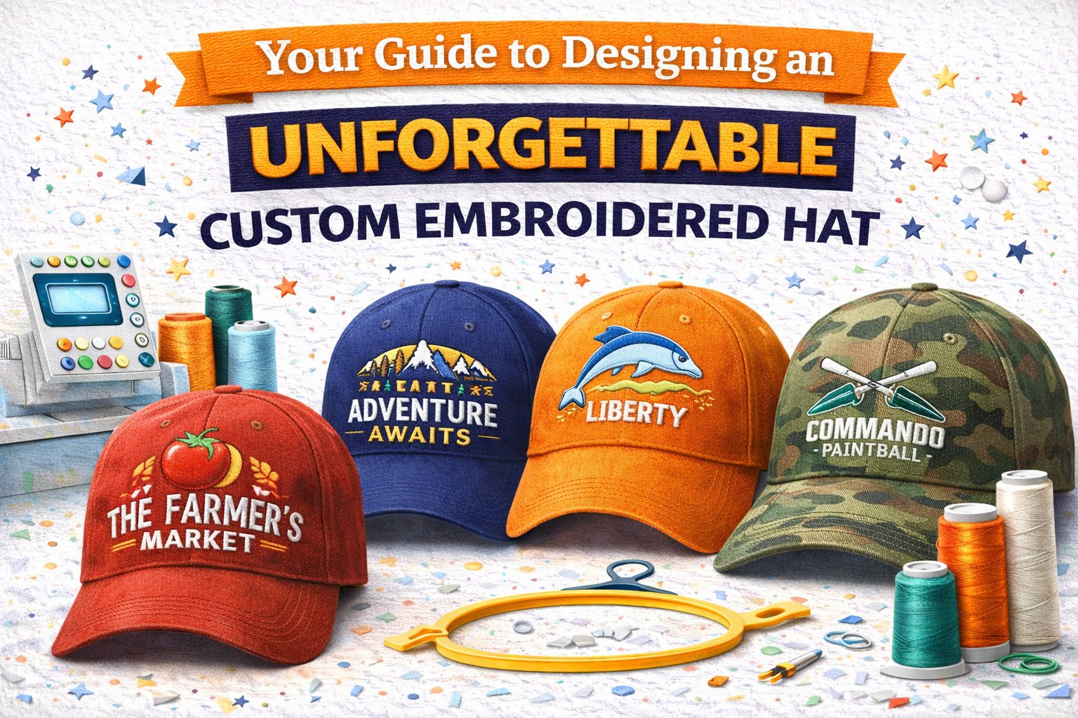 Your Guide to Designing an Unforgettable Custom Embroidered Hat