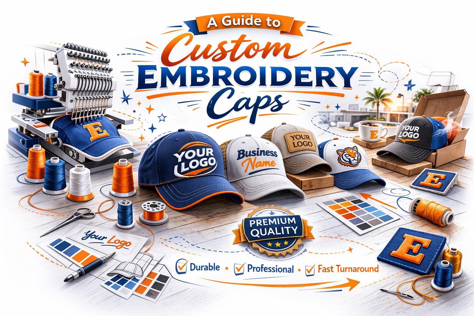 A Guide to Custom Embroidery Caps