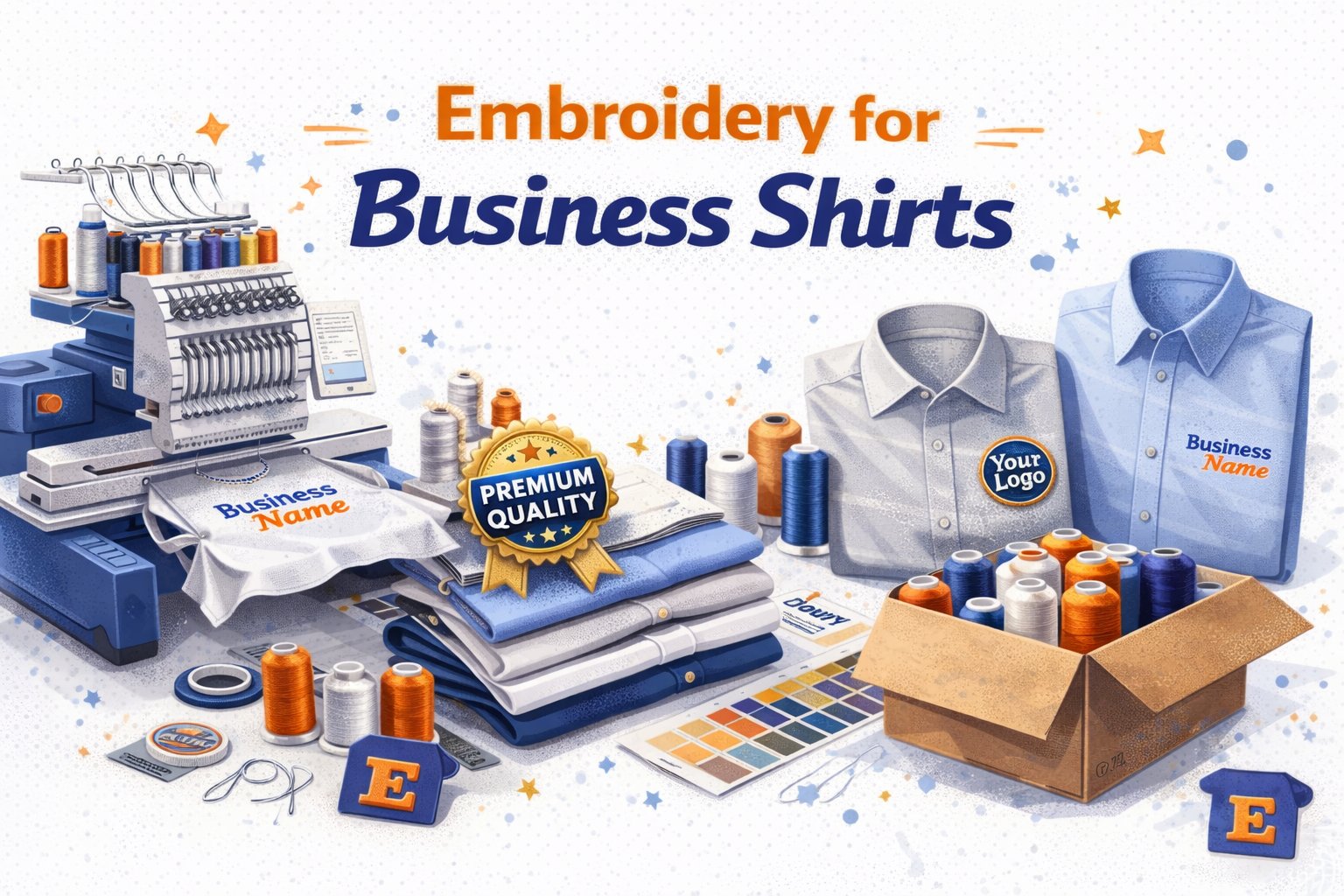 Embroidery for Business Shirts: Elevate Your Brand with Custom Logos