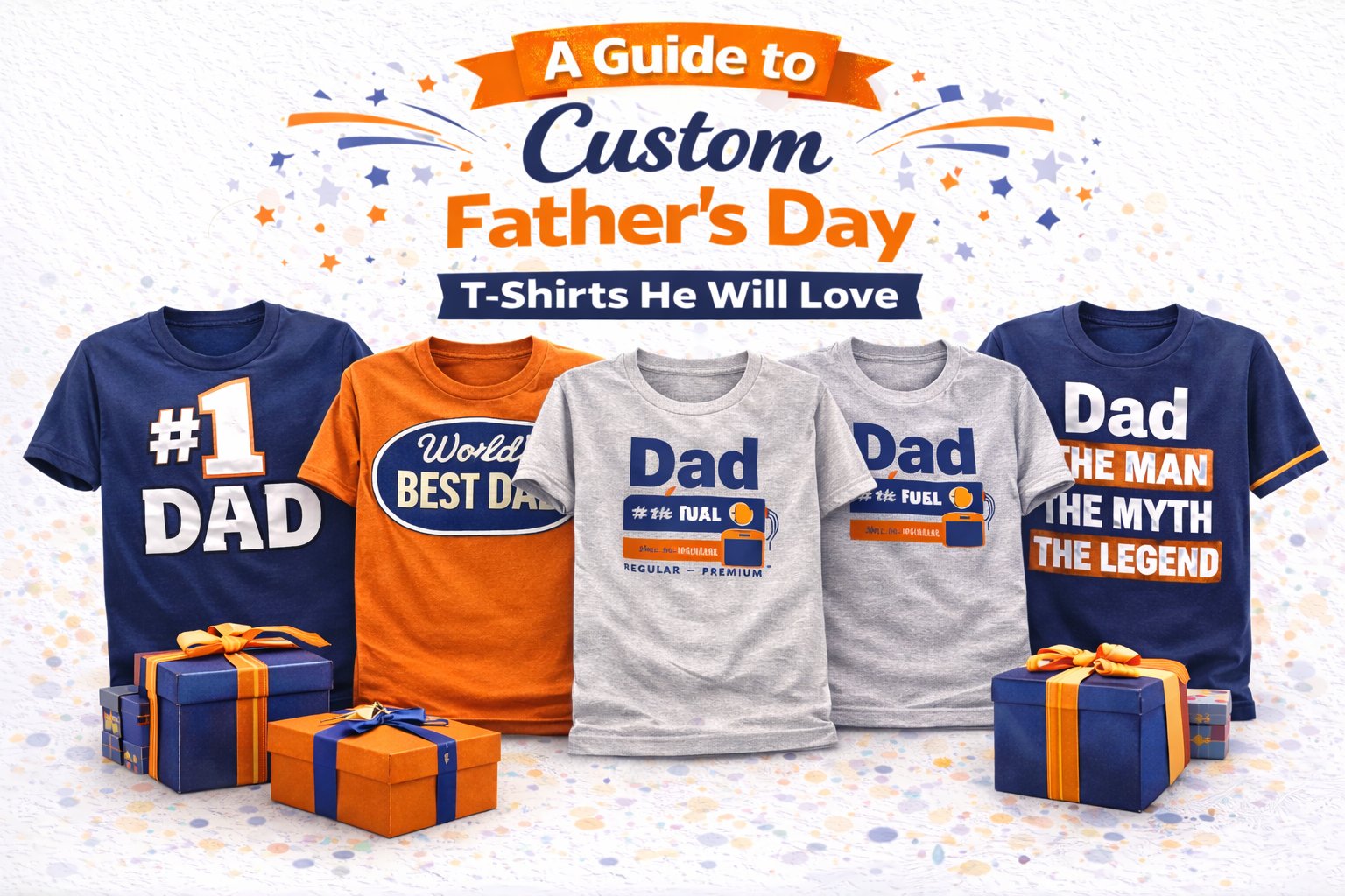 A Guide to Custom Father Day Tshirts He Will Love