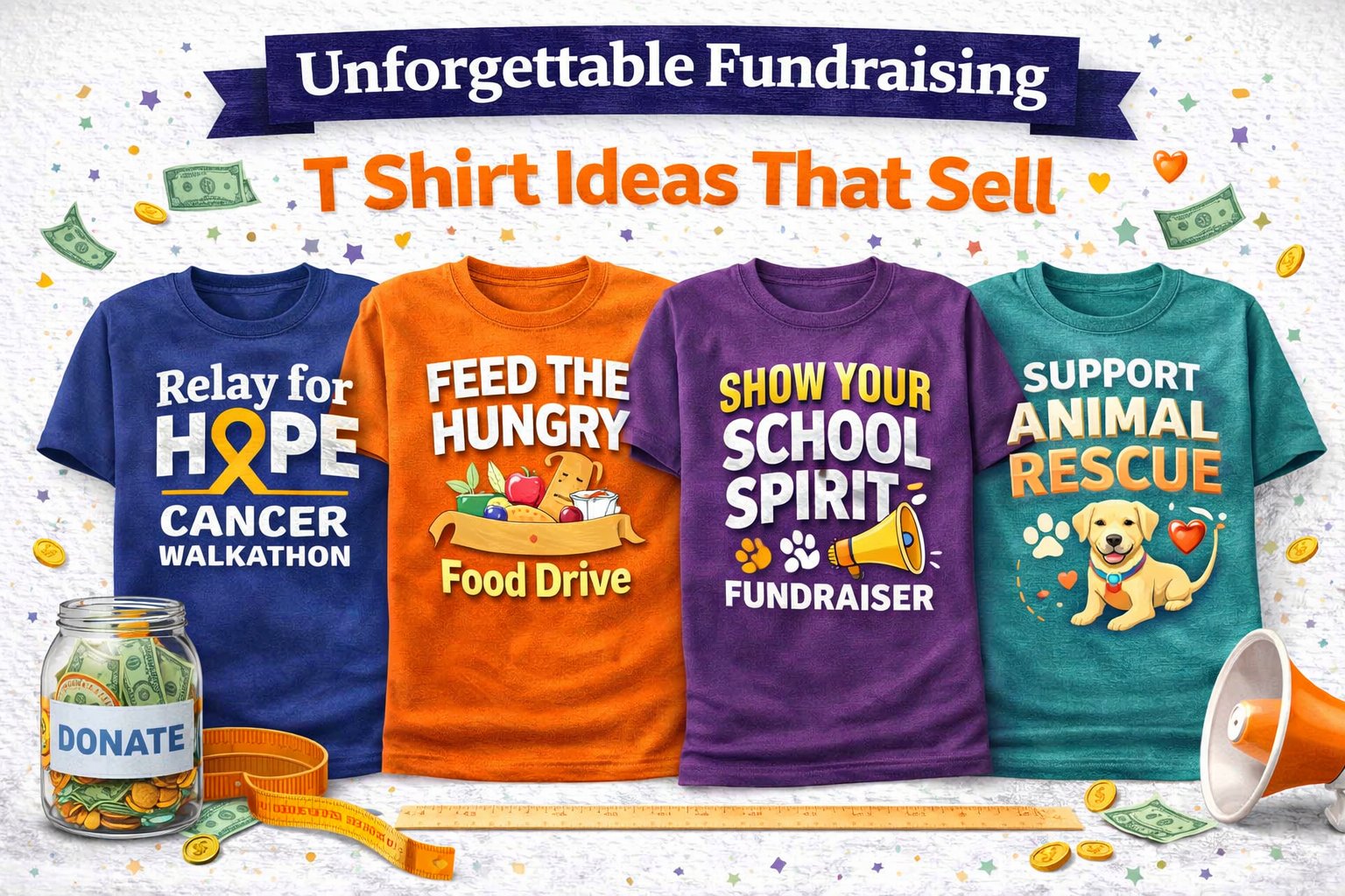Unforgettable Fundraising T Shirt Ideas That Sell