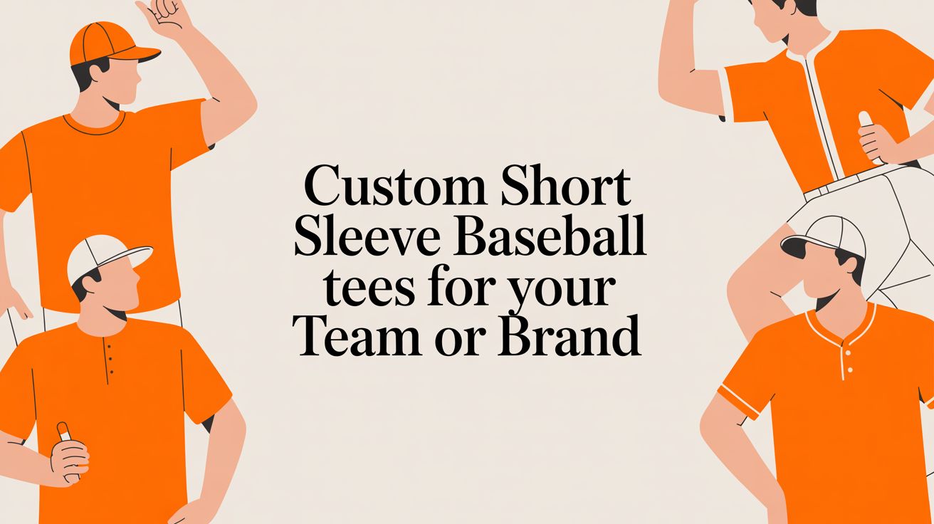 Custom Short Sleeve Baseball Tees For Your Team Or Brand