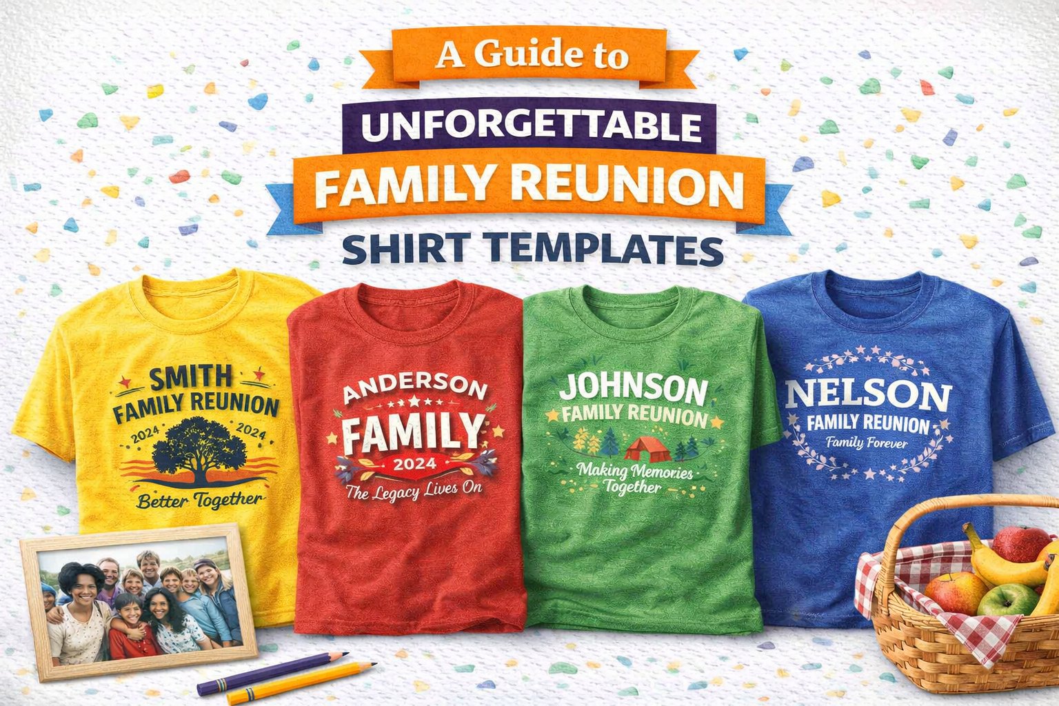 A Guide to Unforgettable Family Reunion Shirt Templates