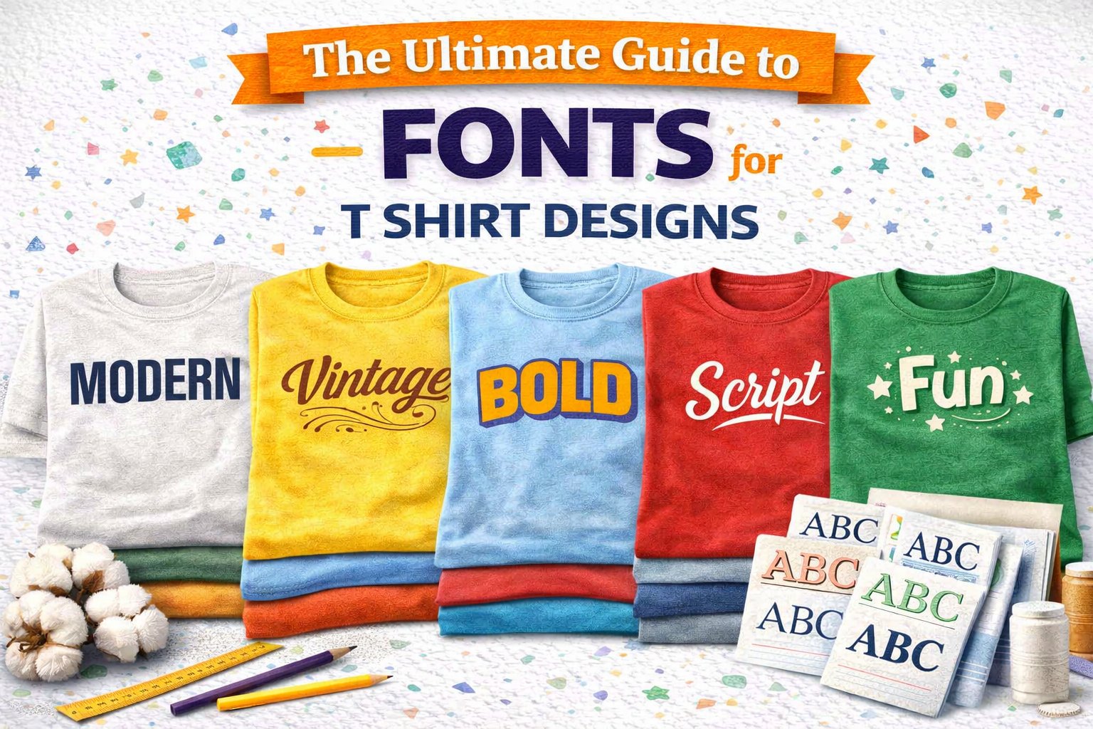 The Ultimate Guide to Fonts for T Shirt Designs