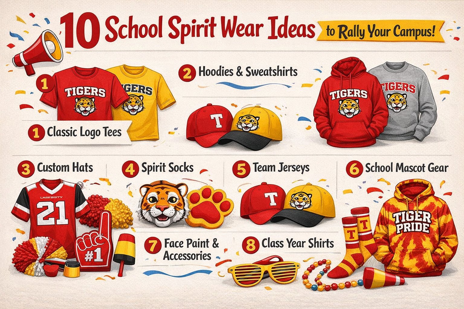 10 School Spirit Wear Ideas to Rally Your Campus