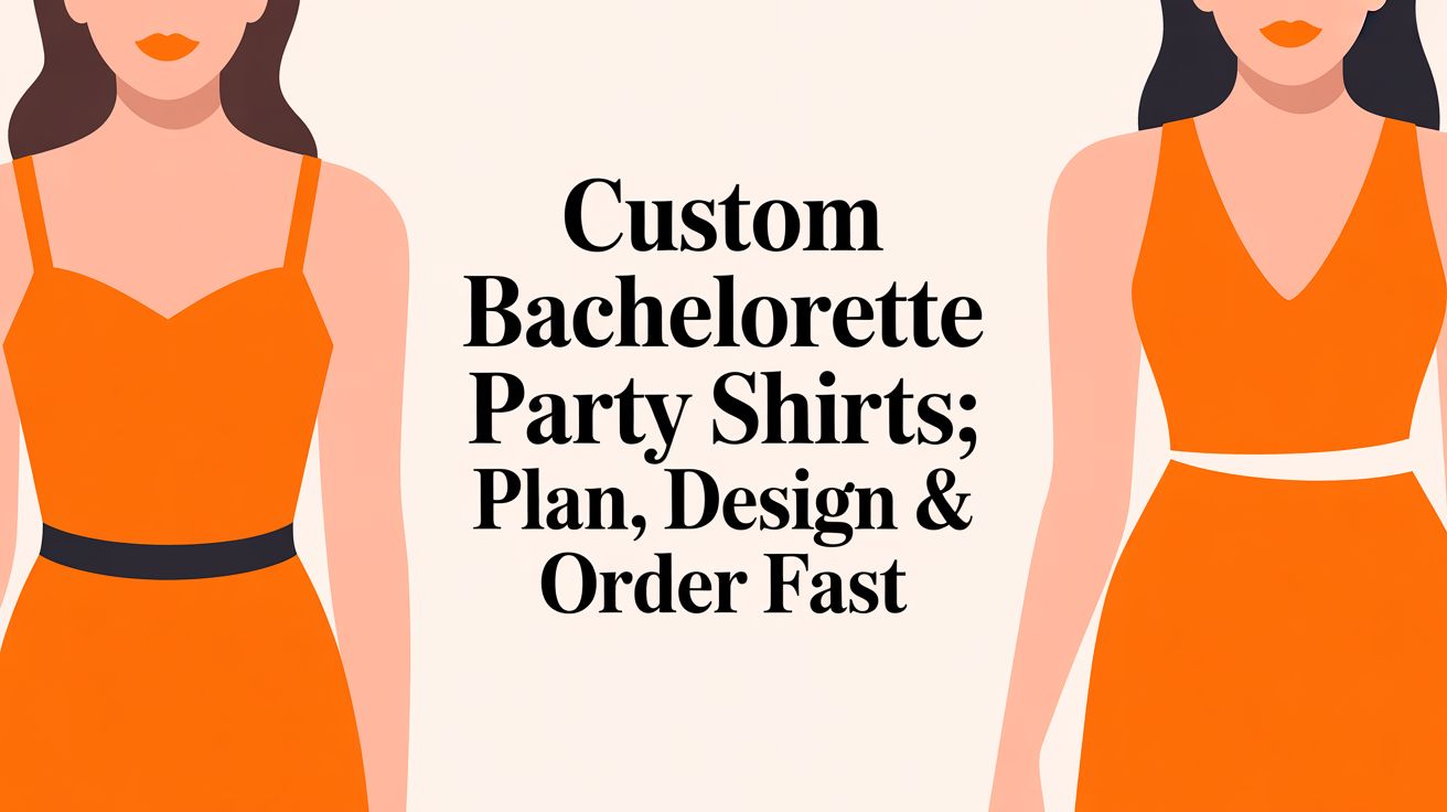 Custom Bachelorette Party Shirts: Plan, Design & Order Fast
