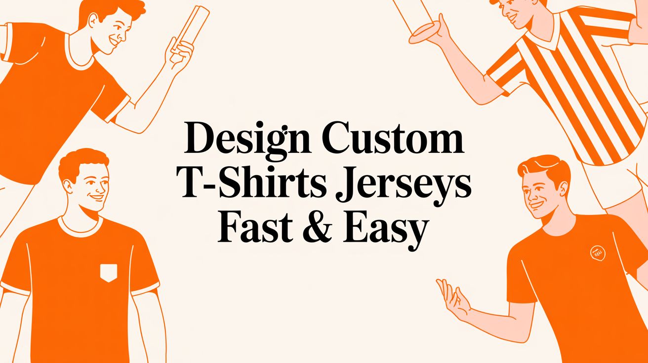 Design Custom T Shirts Jerseys Fast & Easy