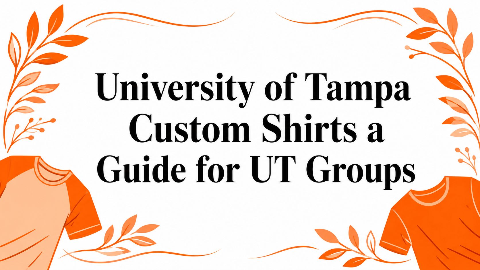 University of Tampa Custom Shirts: Your Ultimate Guide for 2026