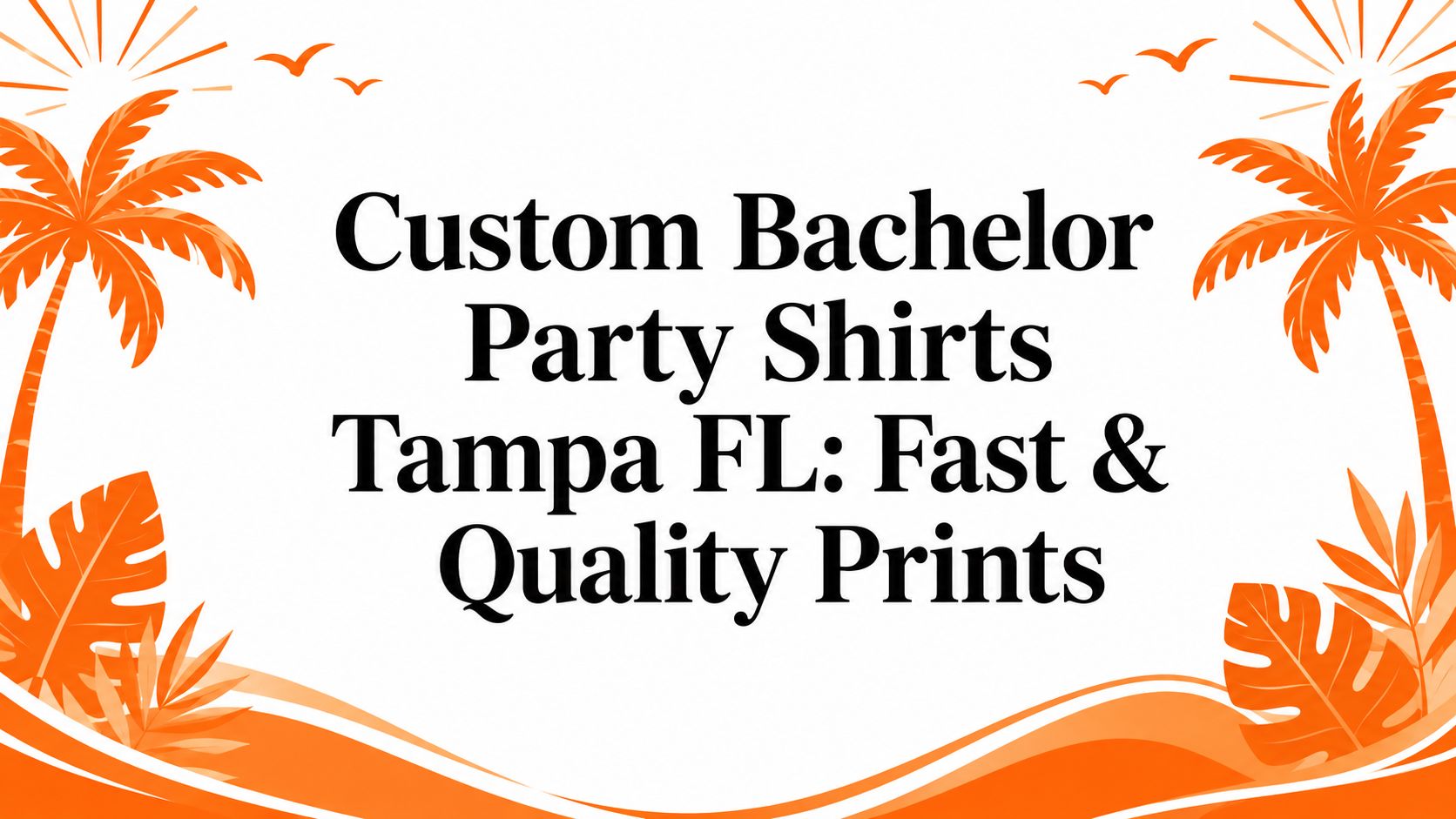 Custom Bachelor Party Shirts Tampa FL: Fast & Quality Prints