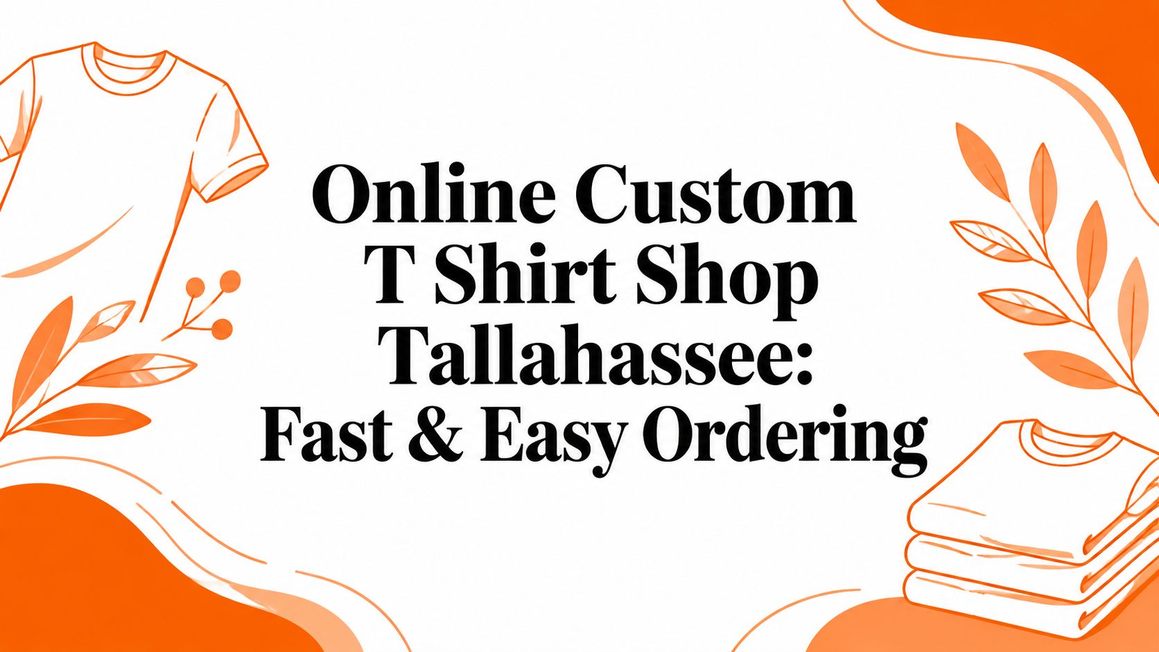 Online Custom T Shirt Shop Tallahassee: Fast & Easy Ordering