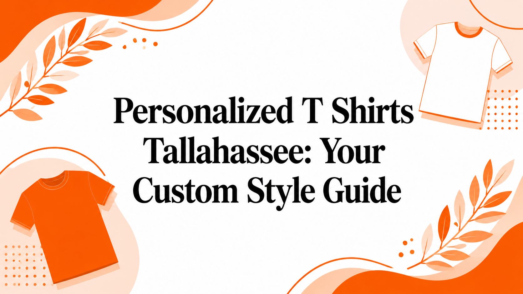 Personalized T Shirts Tallahassee: Your Custom Style Guide