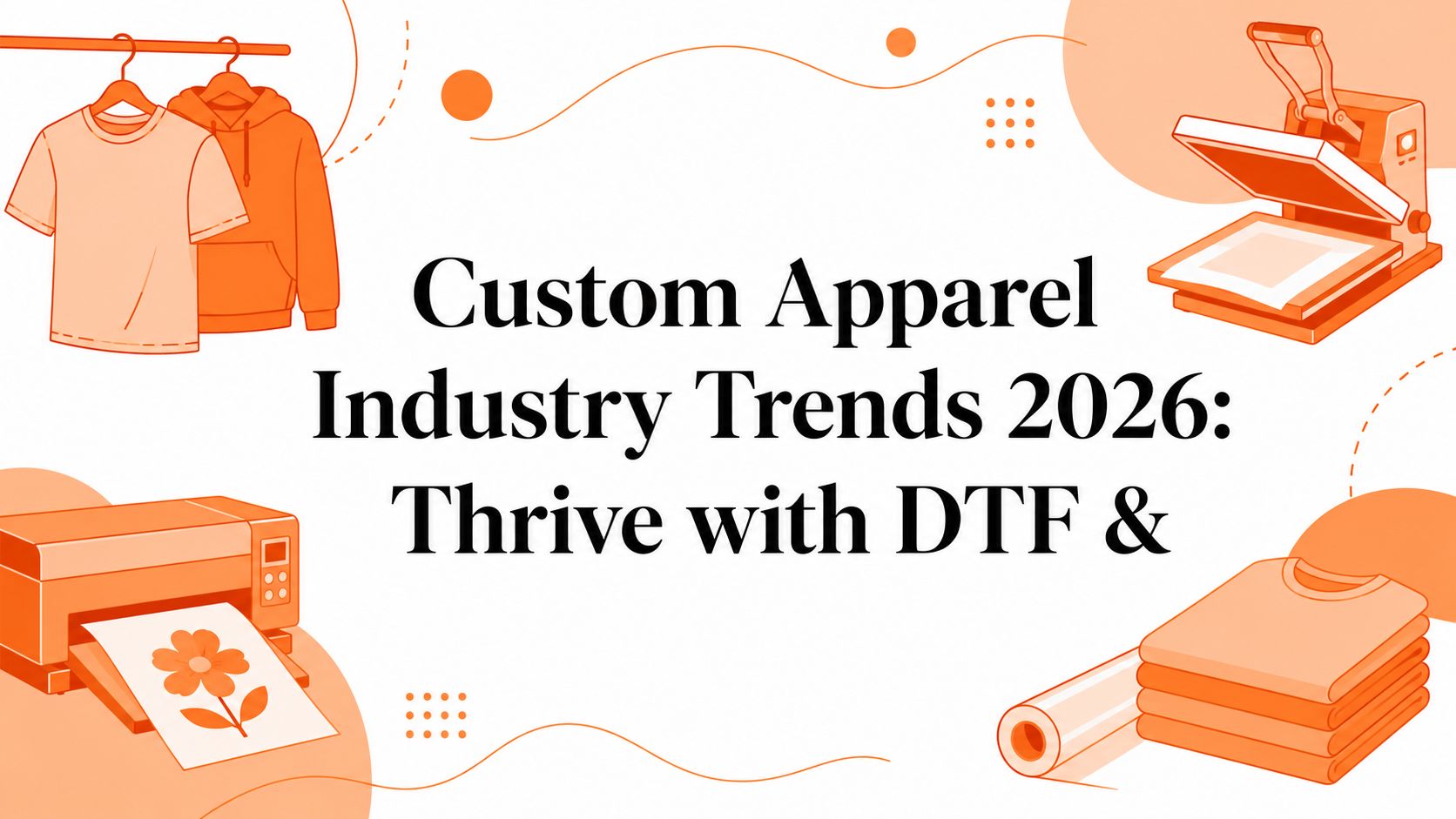 Custom Apparel Industry Trends 2026: Thrive with DTF &