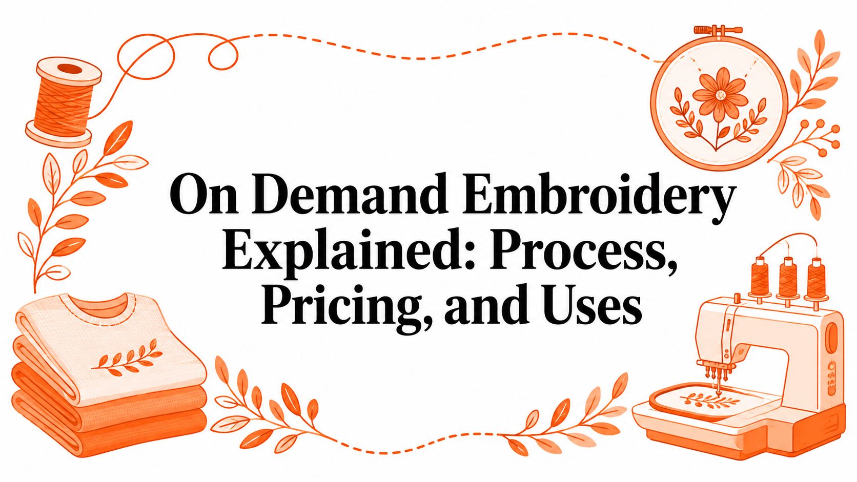 On Demand Embroidery Explained: Process, Pricing, and Uses